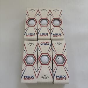 NEW Callaway HEX Soft Lightweight Tour Preferred Golf Balls Lot of 6 Sleeves